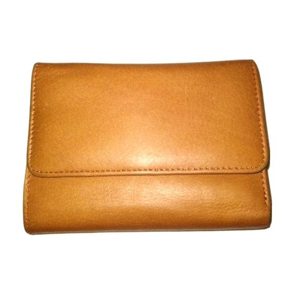 Boulder Ridge Handbags - Boulder Ridge Genuine Leather Conac Wallet